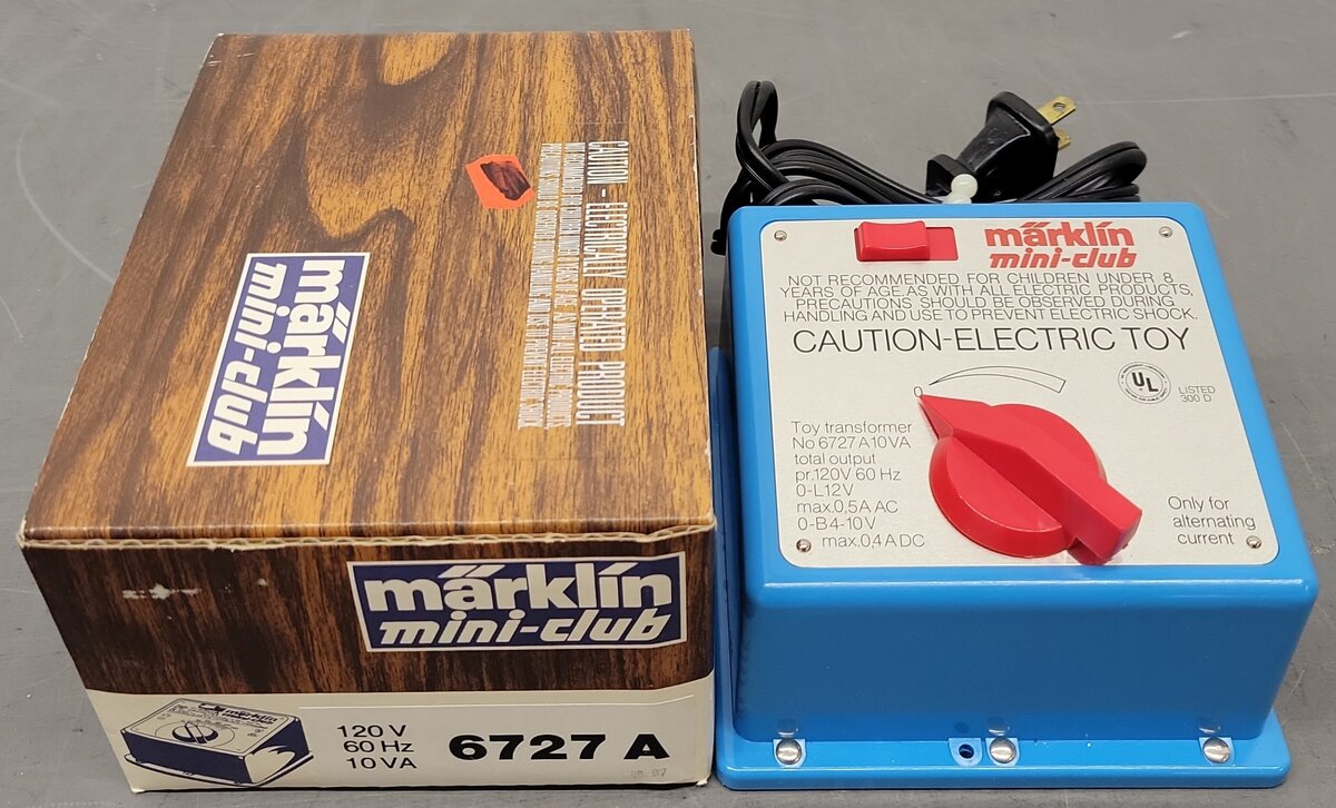 Marklin 6727A Z 120 Volt Transformer EX/Box