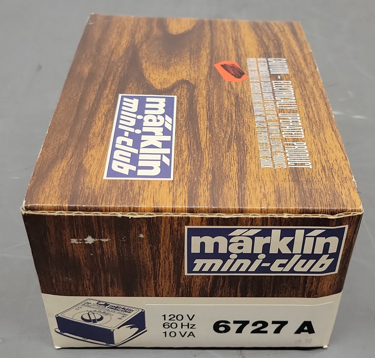Marklin 6727A Z 120 Volt Transformer EX/Box