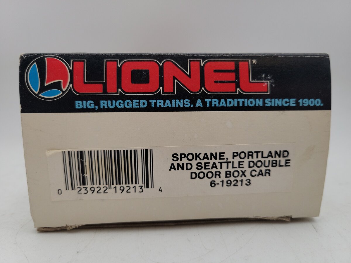 Lionel 6-19213 O Spokane, Portland & Seattle Double Door Boxcar EX/Box