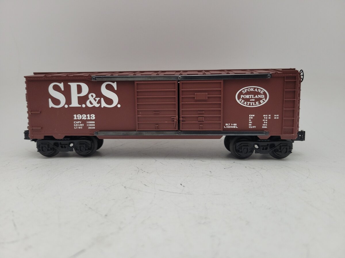 Lionel 6-19213 O Spokane, Portland & Seattle Double Door Boxcar EX/Box