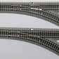 Bachmann 44862 N Nickel Silver #4 E-Z Track Right-Hand Switch Turnouts [Qty 2] EX