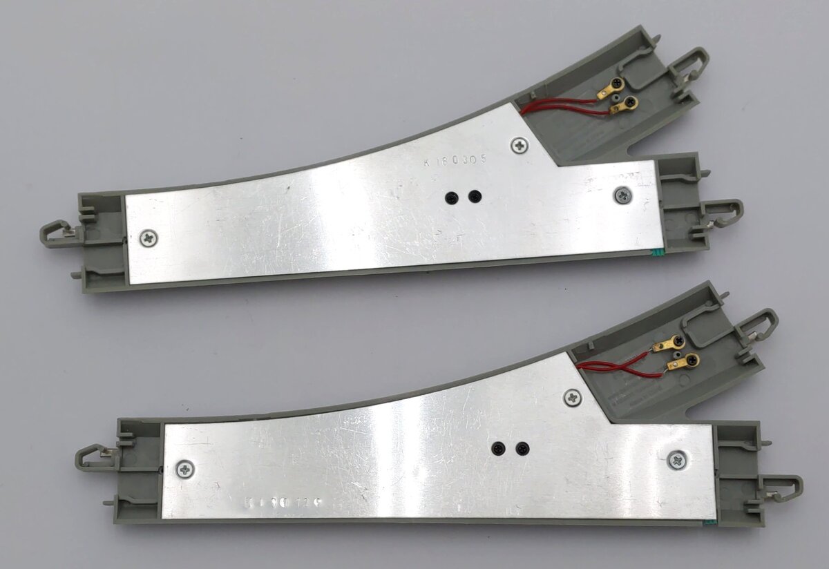 Bachmann 44862 N Nickel Silver #4 E-Z Track Right-Hand Switch Turnouts [Qty 2] EX