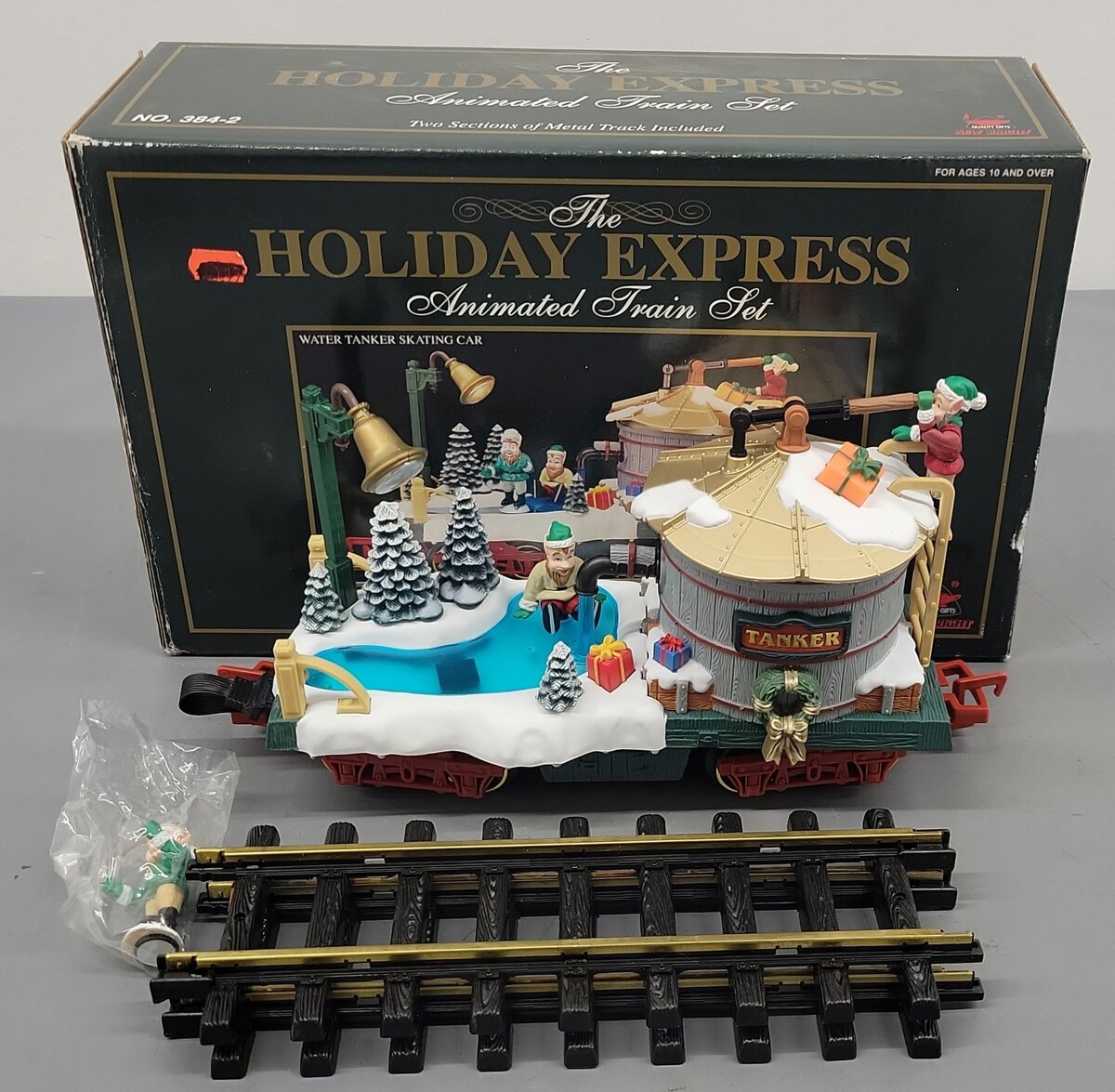 New Bright 384-2 G Scale Water Tanker Skating Car EX/Box
