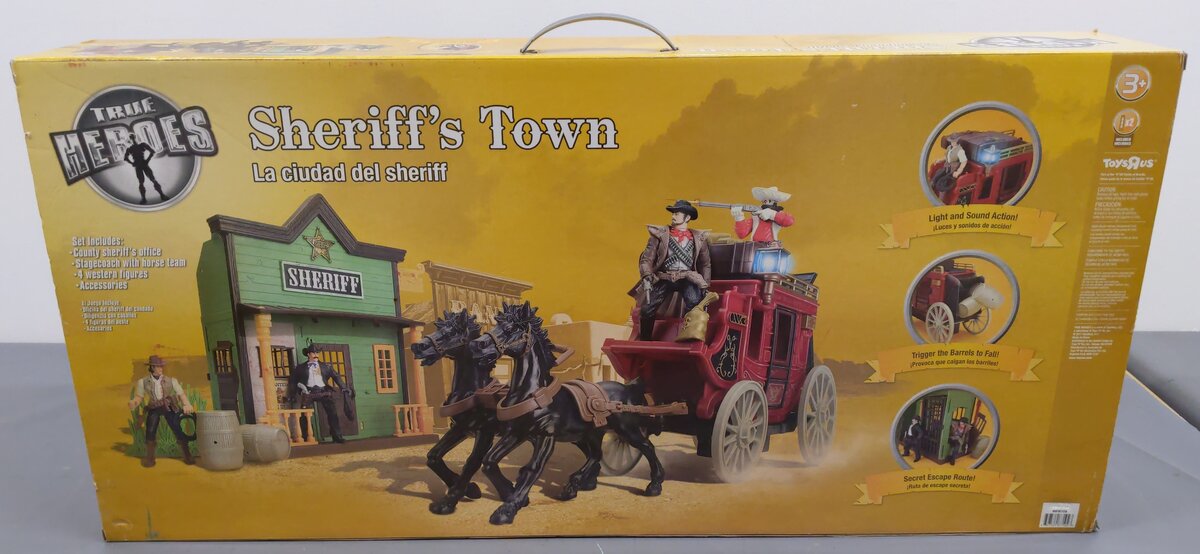 True Heroes 5F5E1DA Sheriff's Town Action Set MT/Box