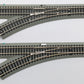Bachmann 44861 N Nickel Silver E-Z Track Left-Hand Remote Switch Turnout [2] EX