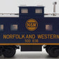 MTH 30-77420 O Gauge Norfolk & Western Steel Caboose #500-836 LN/Box