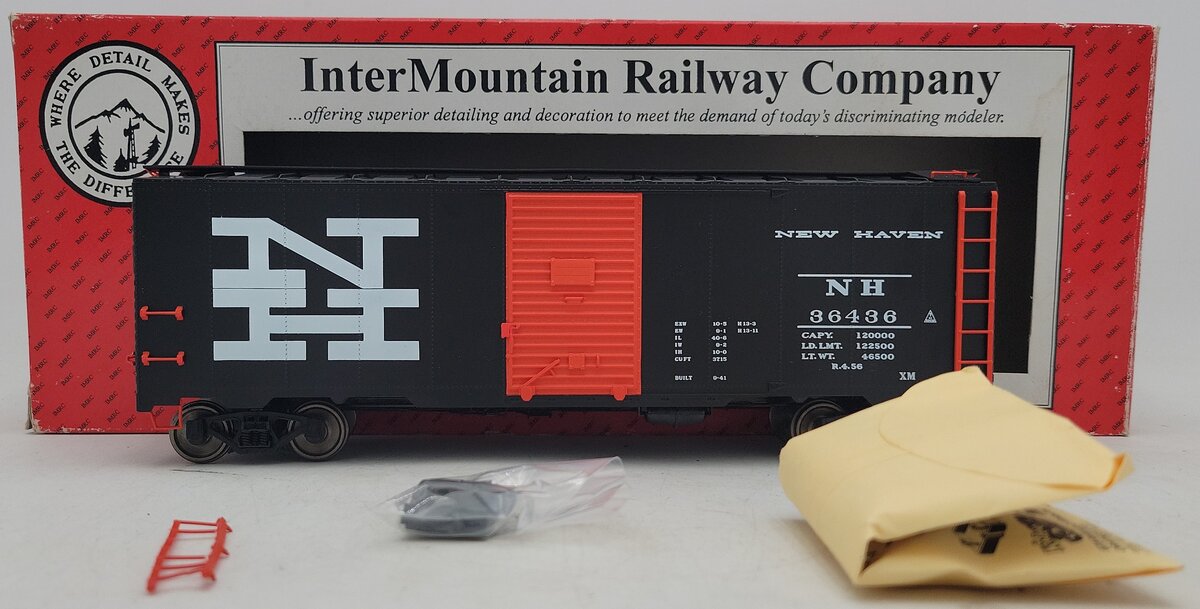 InterMountain O Scale New Haven 40' Boxcar #36436 [2-Rail] EX/Box