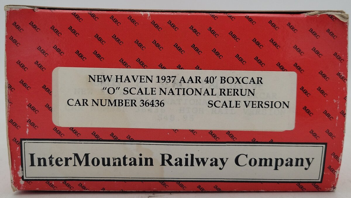InterMountain O Scale New Haven 40' Boxcar #36436 [2-Rail] EX/Box