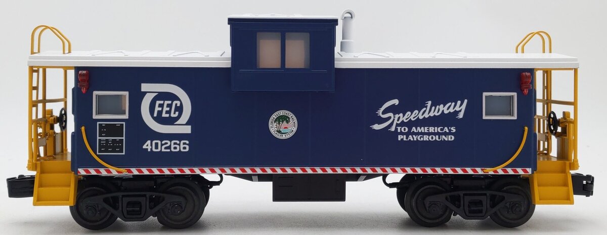 MTH 30-77402 O Gauge Florida East Coast Extended Vision Caboose #40266 LN/Box