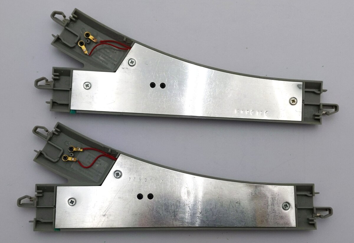 Bachmann 44861 N Nickel Silver E-Z Track Left-Hand Remote Switch Turnout [2] EX