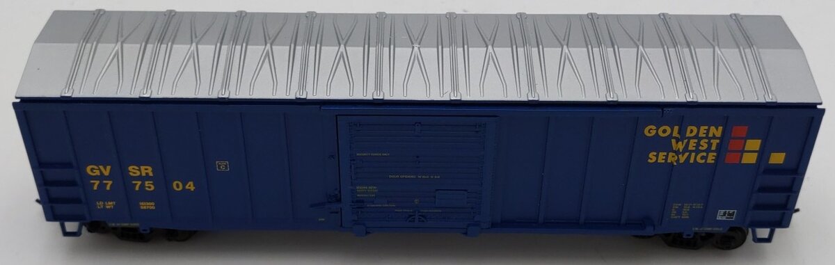 Athearn 7051 HO Golden West Service 50' Railbox Car #777504 EX/Box