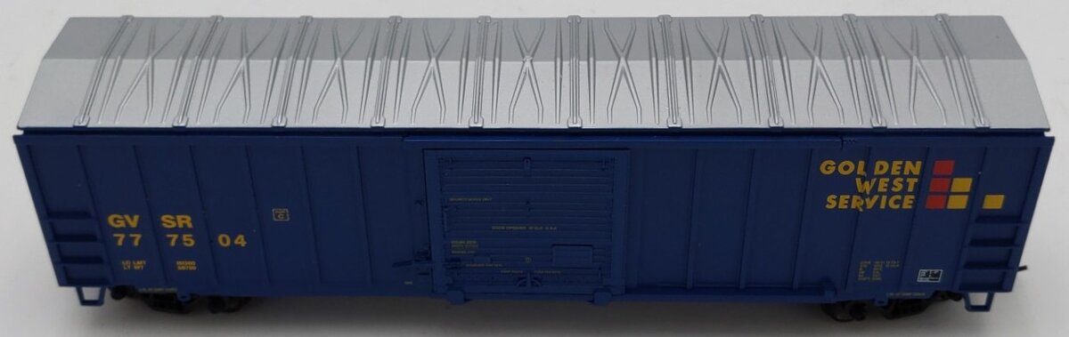 Athearn 7051 HO Golden West Service 50' Railbox Car #777504 EX/Box