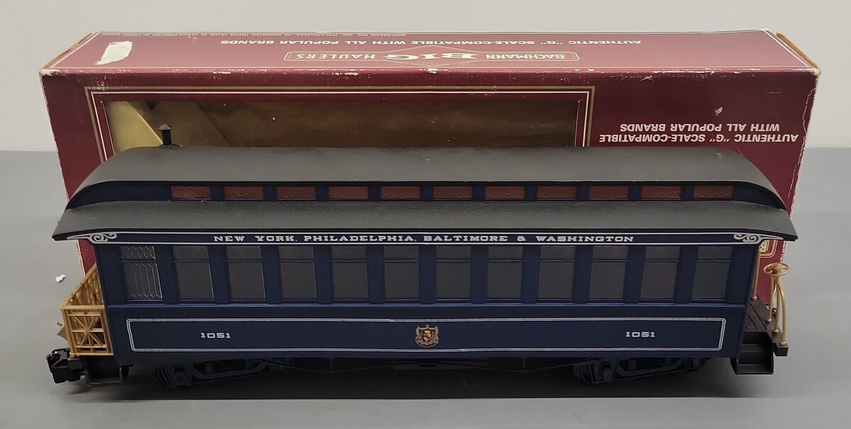 Bachmann 97343 G Baltimore & Ohio Observation Car #1051 EX/Box