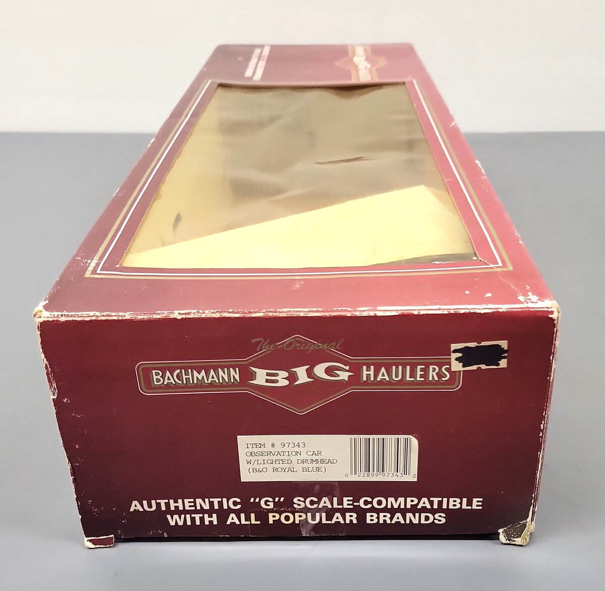 Bachmann 97343 G Baltimore & Ohio Observation Car #1051 EX/Box