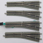 Bachmann 44864 N Nickel Silver #4 E-Z Track Right-Hand Switch Turnout (4) EX