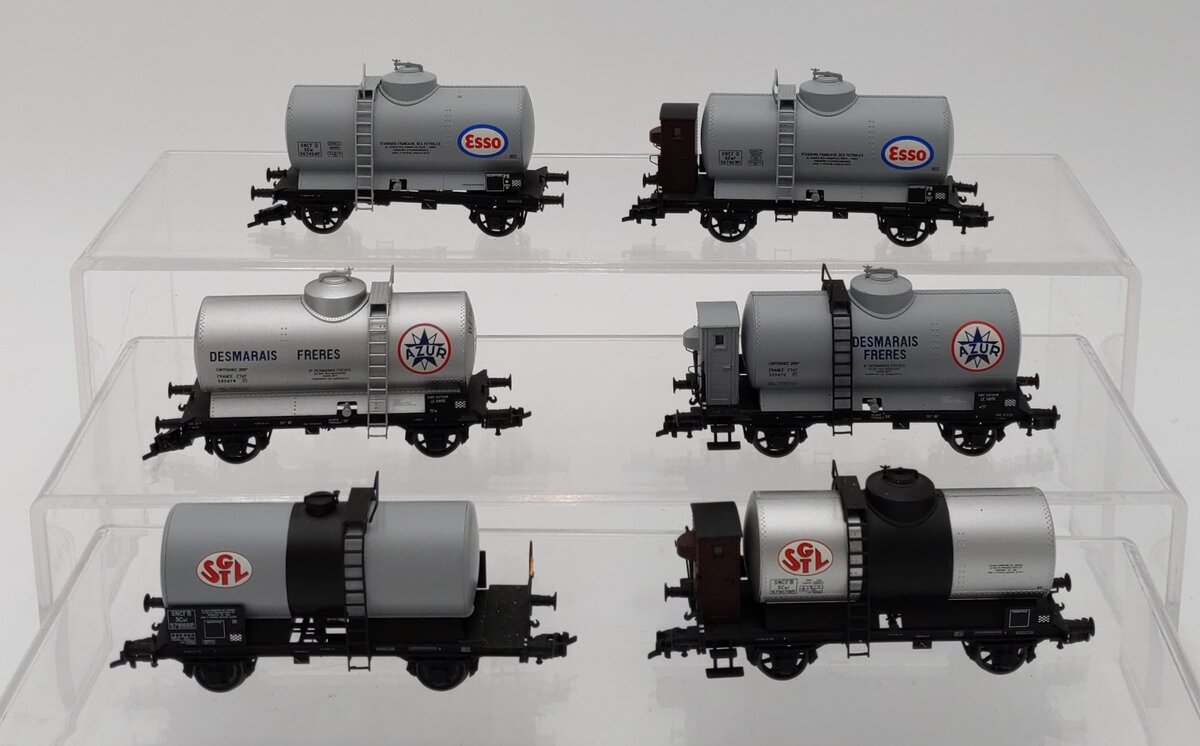 HO Scale Assorted Freight Cars [6] VG
