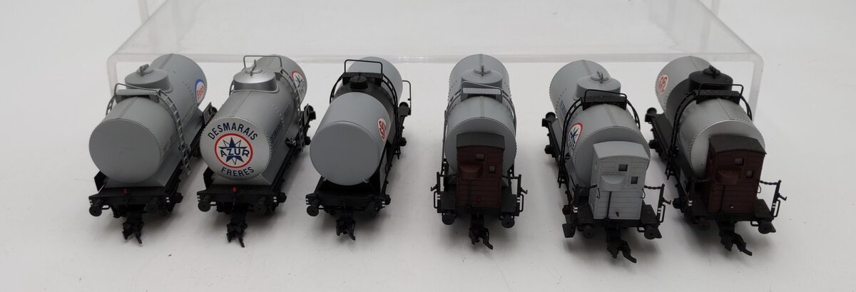 HO Scale Assorted Freight Cars [6] VG