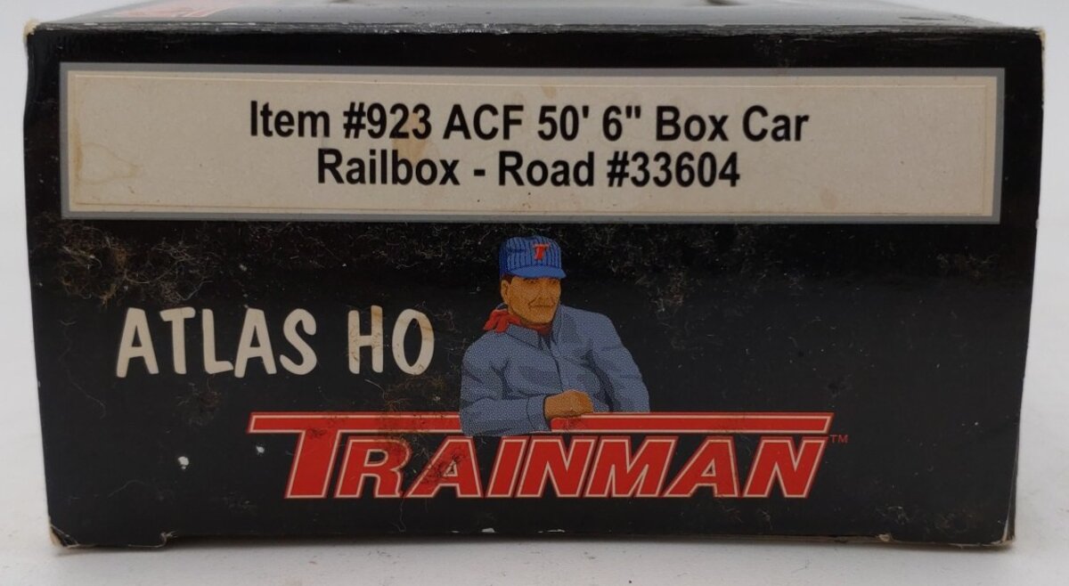 Atlas 923 HO Scale ACF Industries 50'6" Box Car #33604 EX/Box