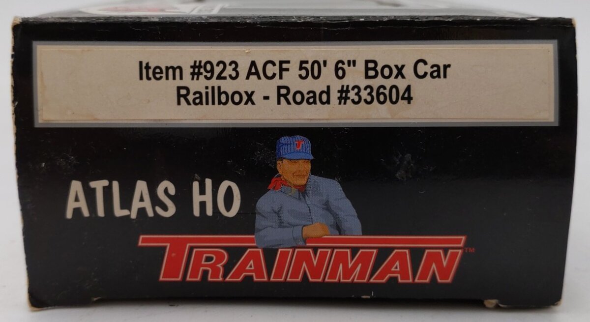 Atlas 923 HO Scale ACF Industries 50'6" Box Car #33604 EX/Box
