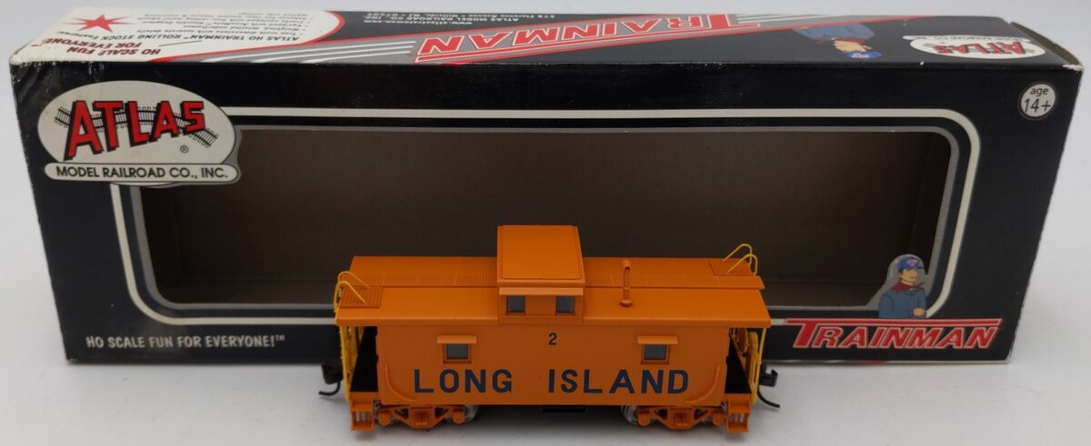 Atlas 11315 HO Scale Long Island Trainman Cupola Caboose #2 EX/Box