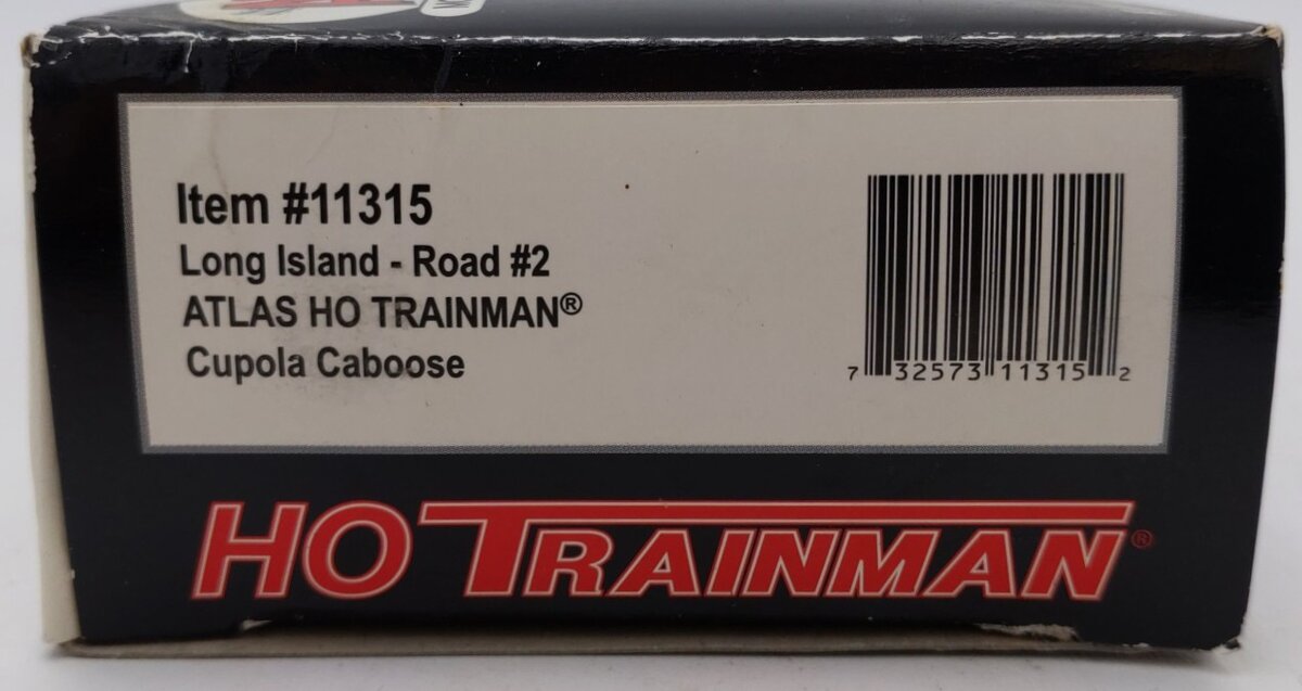 Atlas 11315 HO Scale Long Island Trainman Cupola Caboose #2 EX/Box