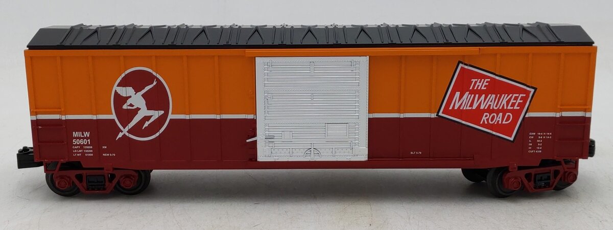 MTH 30-71209 O Gauge Milwaukee Road 50’ Box Car #50601 LN/Box