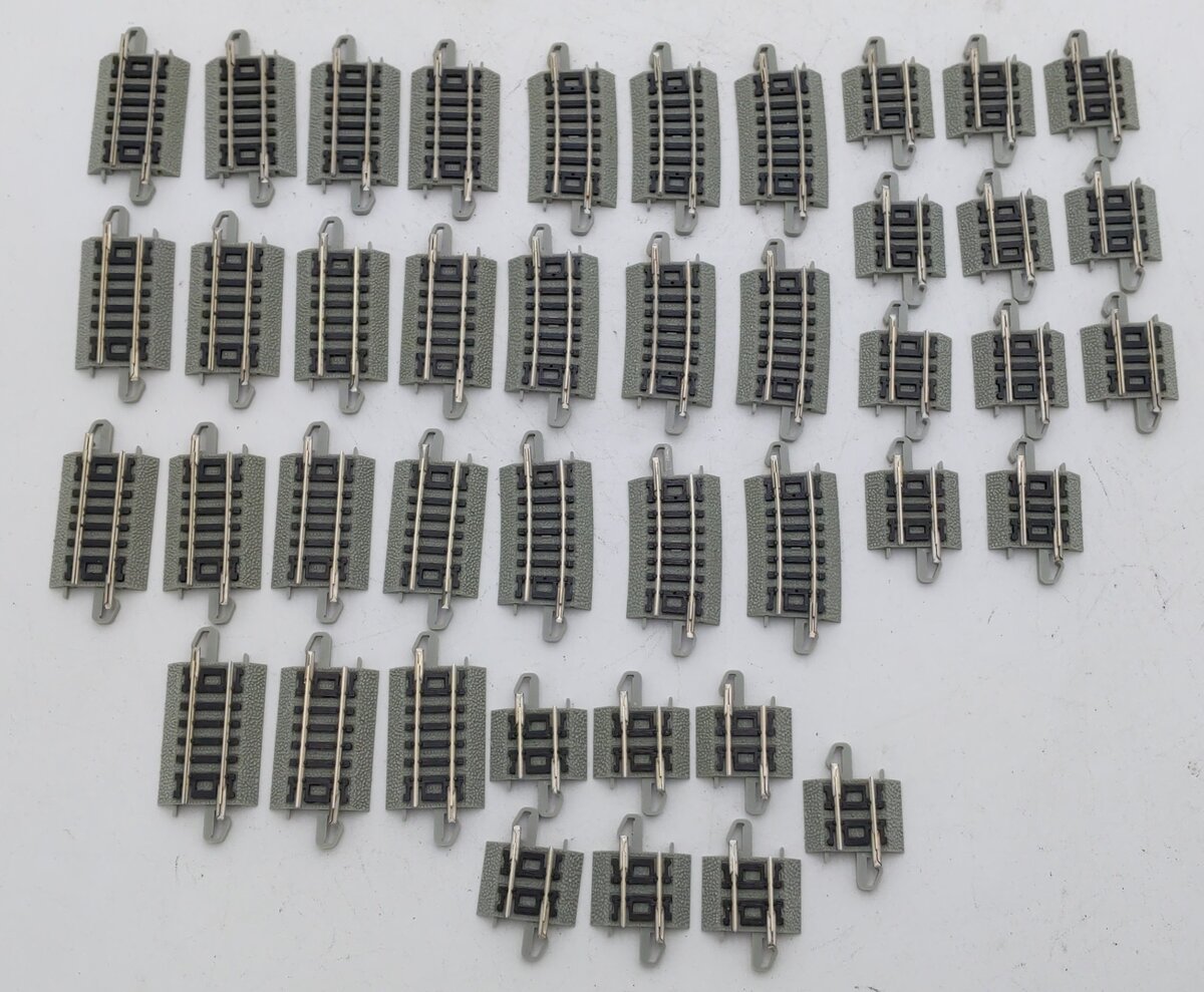 Bachmann N Scale Assorted Nickel-Silver E-Z Track Sections [42] EX