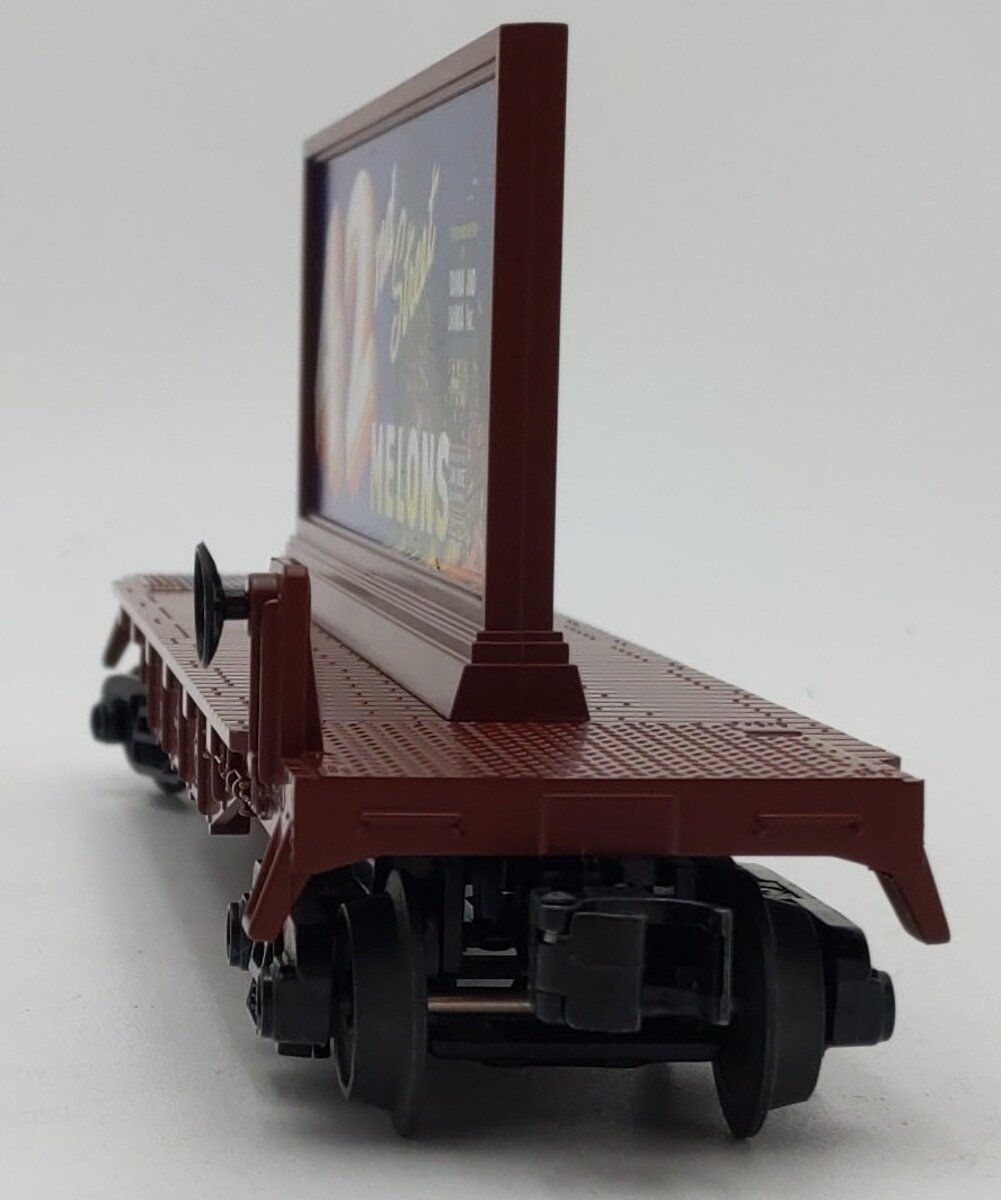 MTH 30-76859 O New York Central 42nd St. Melons Flatcar with Billboard #753016 LN/Box