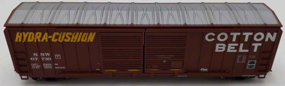 Athearn 92308 HO Southern Pacific Cotton Belt Double Door Boxcar #67739 EX/Box