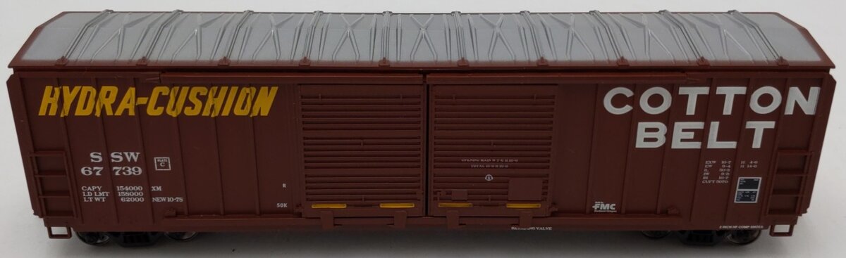 Athearn 92308 HO Southern Pacific Cotton Belt Double Door Boxcar #67739 EX/Box