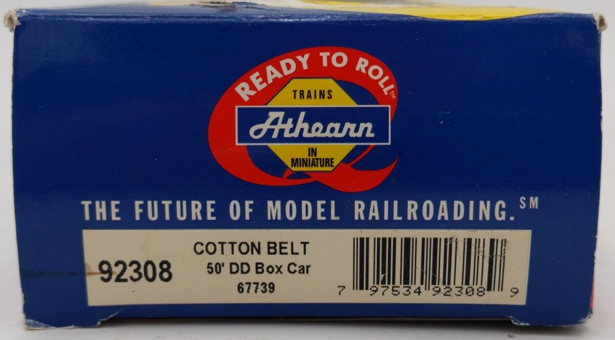 Athearn 92308 HO Southern Pacific Cotton Belt Double Door Boxcar #67739 EX/Box