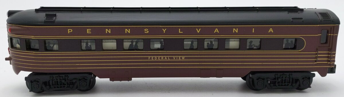 K-Line K4580-8115 O Gauge Pennsylvania "Federal View" Observation Passenger Car EX
