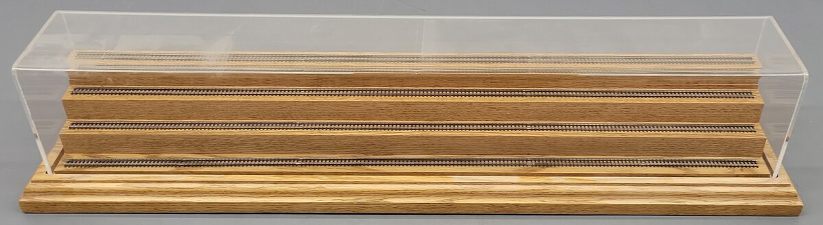 Hobby Specialties by PJ N Scale 4 Tier 28 inch Display Case EX