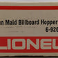 Lionel 6-9261 O Gauge Sun-Maid Billboard Hopper EX/Box