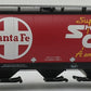 MTH 20-96823 O Gauge Santa Fe 3-Bay Cylindrical Hopper #301427 LN/Box