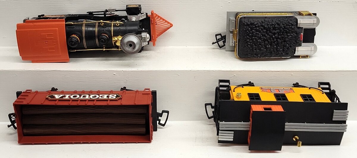 New Bright 2951 G Scale Redwood Set EX