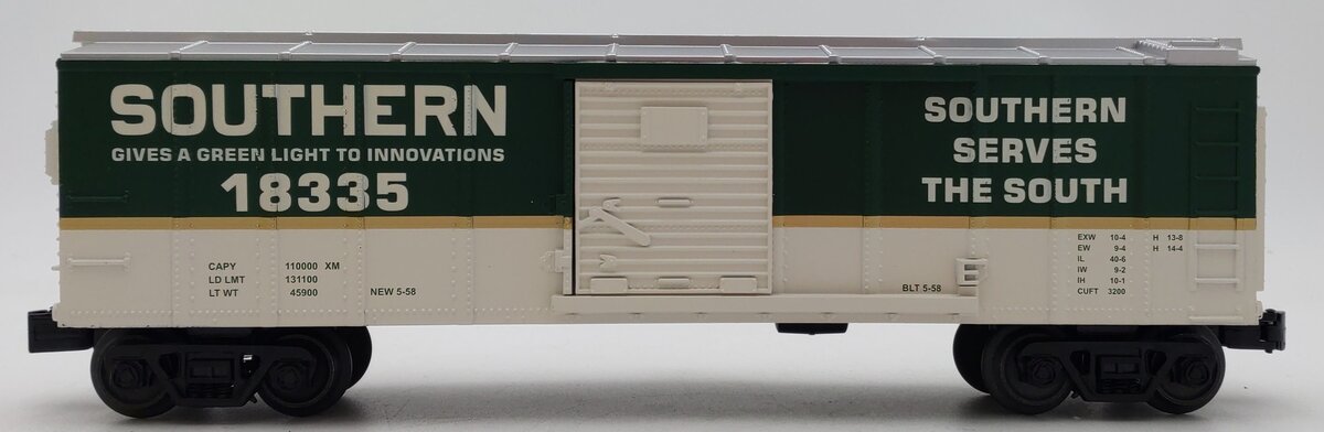 MTH 30-71251 O Gauge Southern Box Car #18335 LN/Box