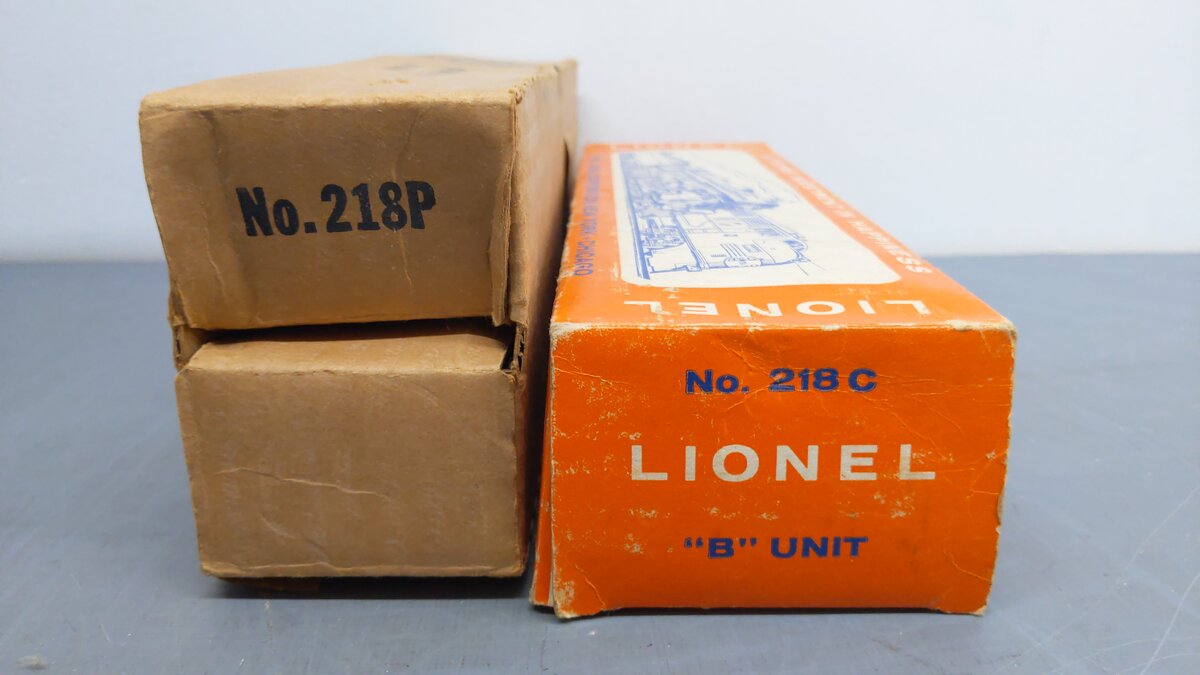 Lionel 218 Vintage O Santa Fe Alco AB Diesel Set VG/Box