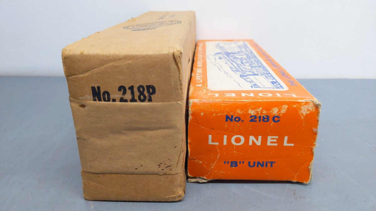 Lionel 218 Vintage O Santa Fe Alco AB Diesel Set VG/Box