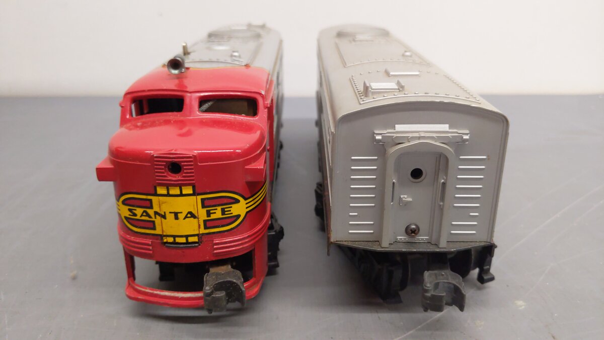 Lionel 218 Vintage O Santa Fe Alco AB Diesel Set VG/Box