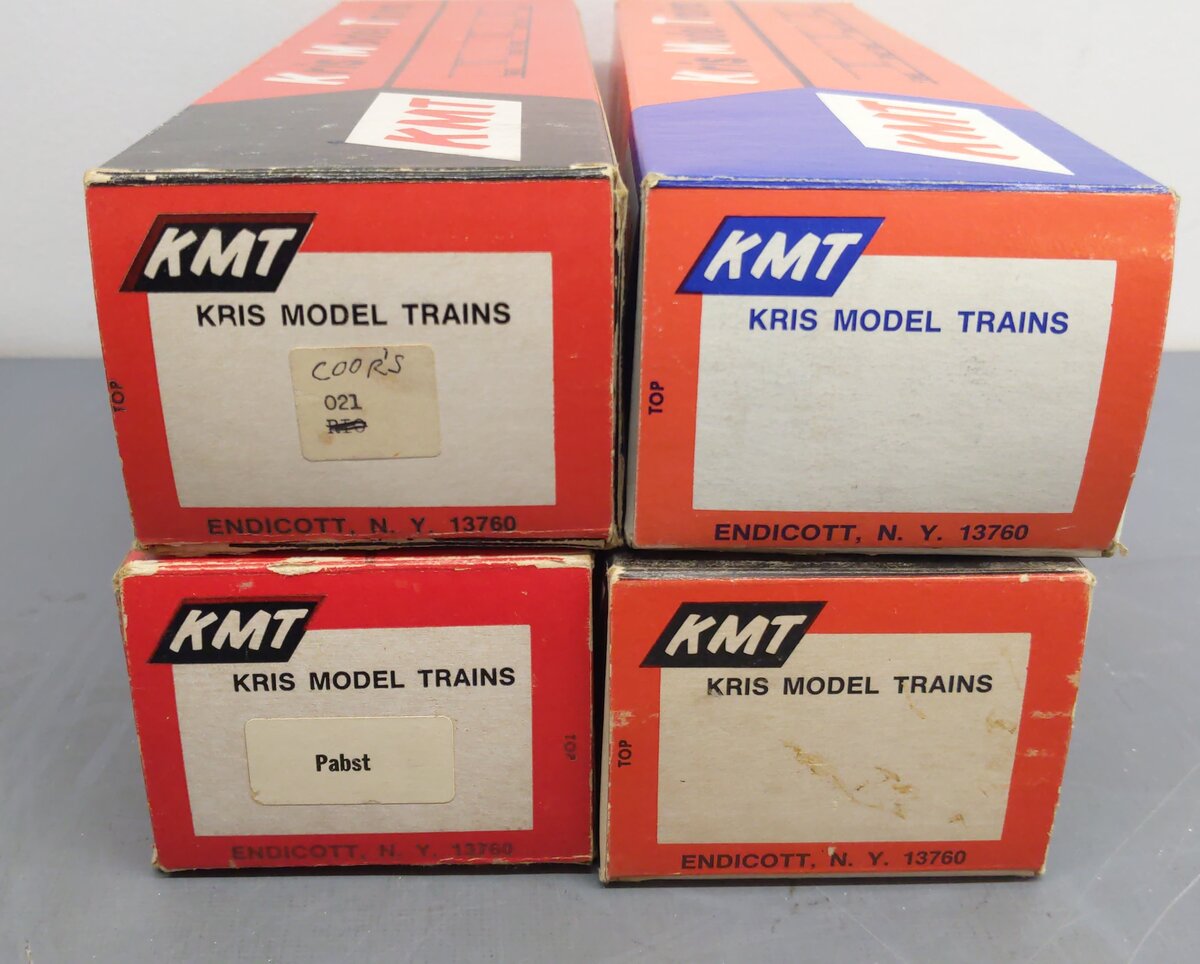 KMT O Gauge Freight Cars: 80342, 747, 84233, Strasburg RR [4] EX