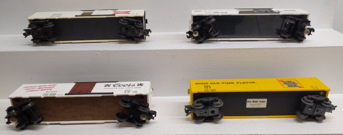 KMT O Gauge Freight Cars: 80342, 747, 84233, Strasburg RR [4] EX