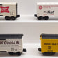 KMT O Gauge Freight Cars: 80342, 747, 84233, Strasburg RR [4] EX