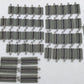 Bachmann N Scale Assorted Nickel-Silver E-Z Track Sections [50] EX