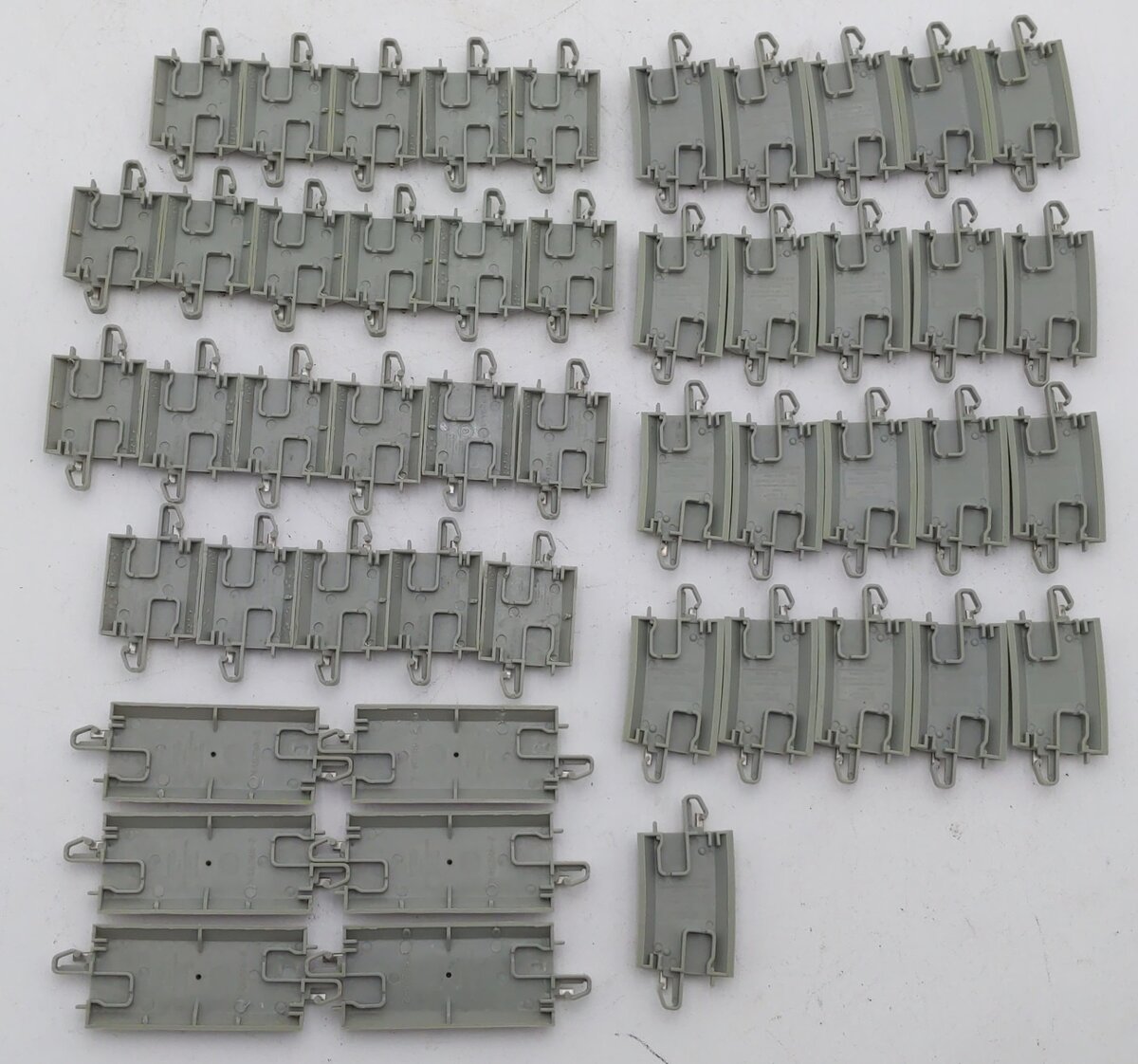 Bachmann N Scale Assorted Nickel-Silver E-Z Track Sections [50] EX