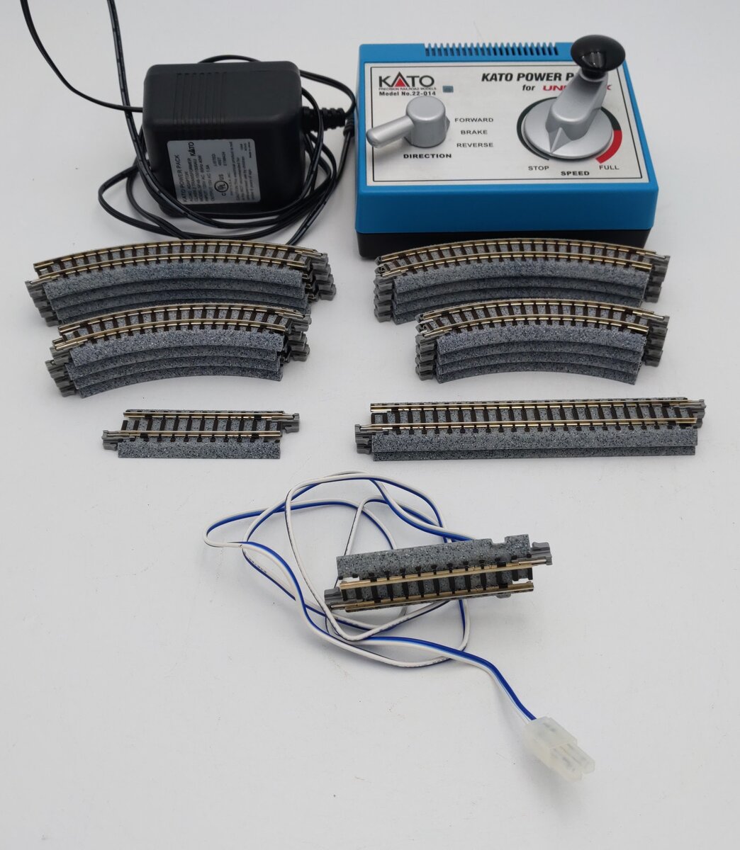 Kato 20-850-1 N Unitrack M1 Basic Oval Track Starter Set (Incomplete) LN