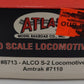 Atlas 8713 HO Amtrak Alco S-2 Locomotive Diesel Locomotive #7110 EX/Box