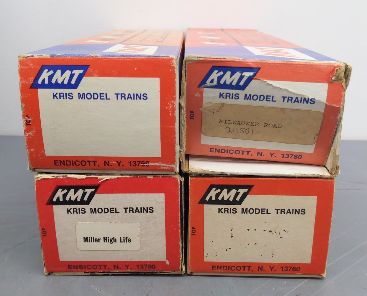 KMT O Freight Cars: 80342, 24501, 21329, 678 [4] EX