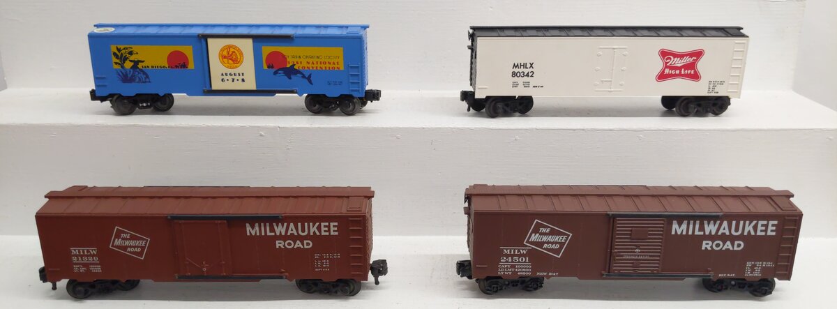 KMT O Freight Cars: 80342, 24501, 21329, 678 [4] EX