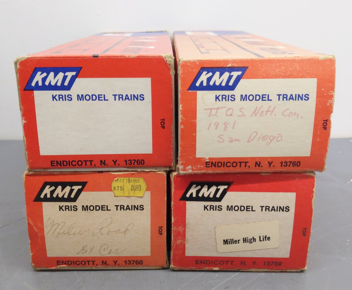 KMT O Freight Cars: 80342, 24501, 21329, 678 [4] EX